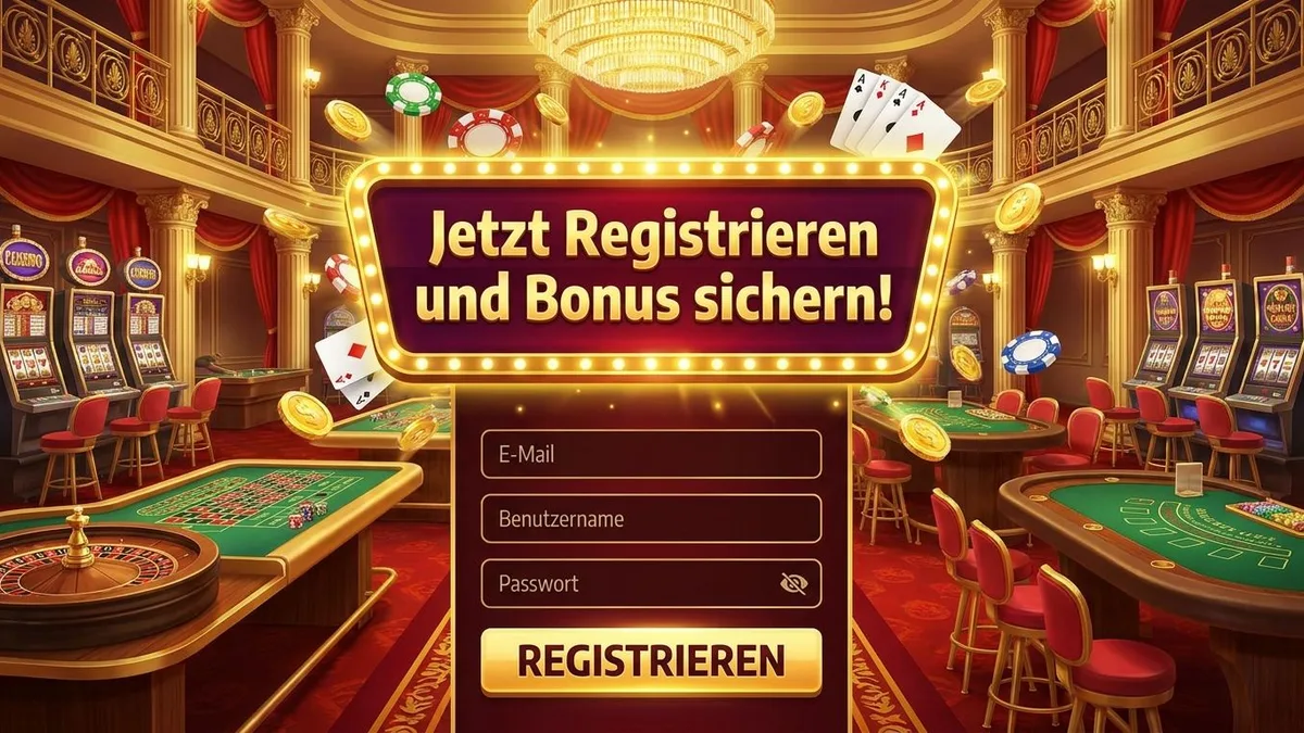 Registrierung mit Bonus